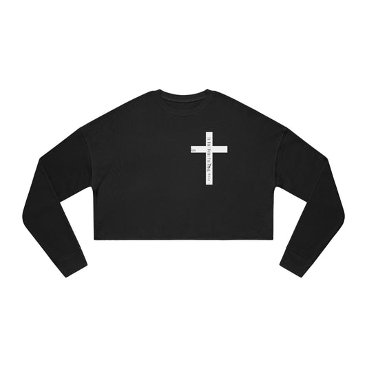 Do What Makes You Holy - Women's Cropped Sweatshirt - Black